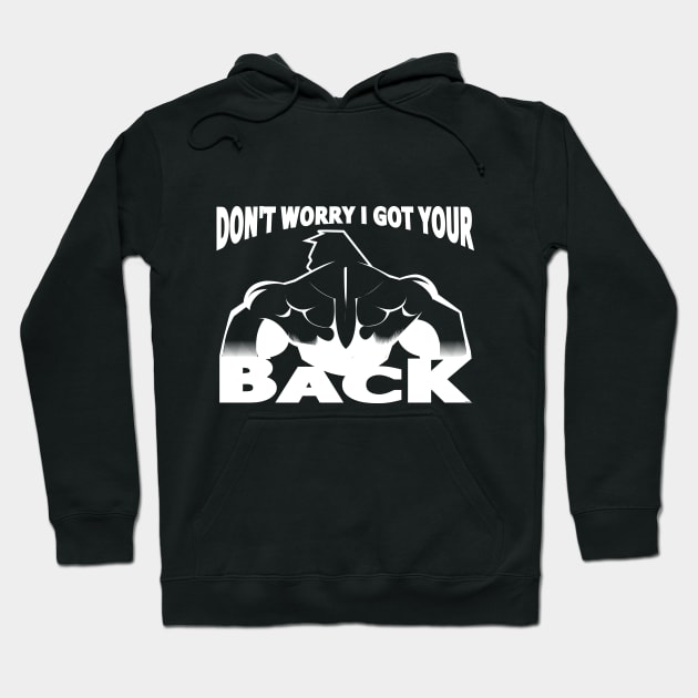 Back Day Workout Hoodie by Spikeani